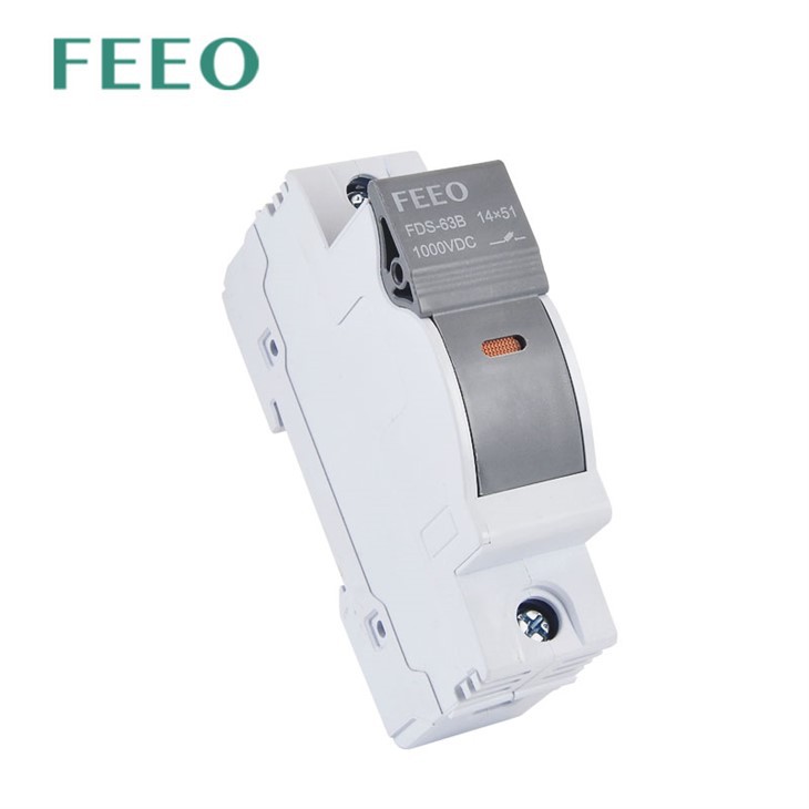 DC solar fuse Holder And Base 14X51mm 12v 24v 600v 1000v