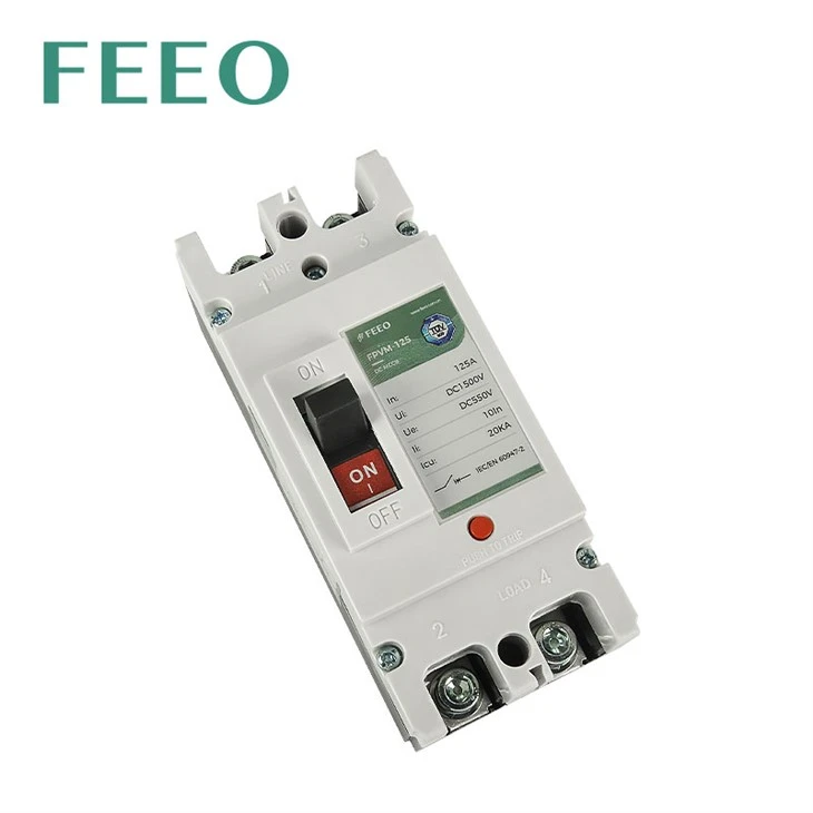 Solar 125A 250A 550V 2P DC MCCB