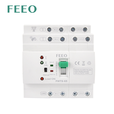 FeeO 63 Amp 4P 63A Controlador de 3 fases ATS Controlador Integració Interruptor de canvi de selecció automàtica de transferència de selecció automàtica Tipus de PC Tipus